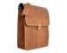 Men Briefcase Crazy Horse Leather  Laptop Shoulder Bag Office Messenger Tote